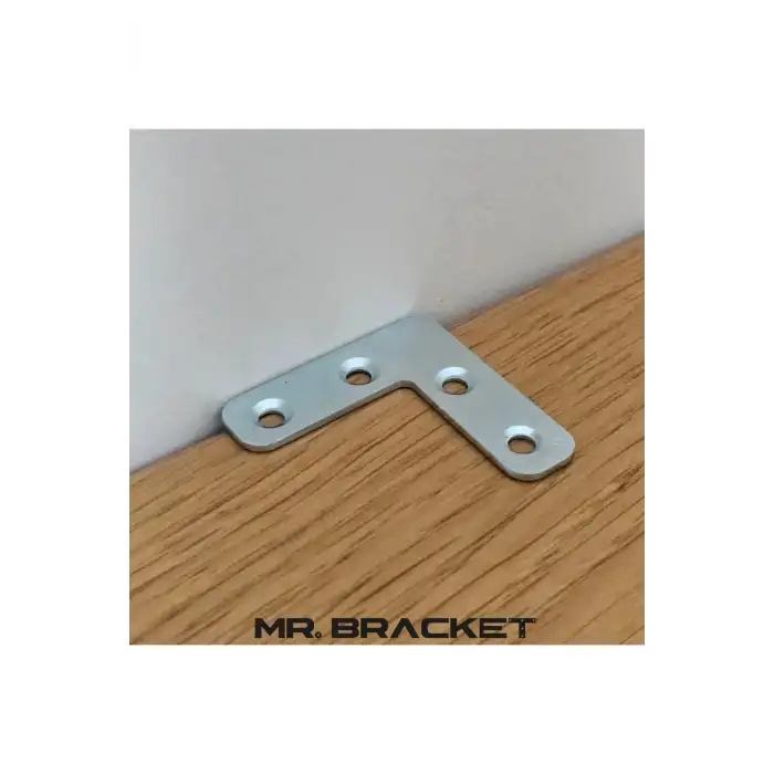 8 ad. Sac Gönye Düz Gönye Köşe Bağlantı Demiri 4x4cm - Çerçeve Sandalye Masa Sehpa Tamir Birleştirme