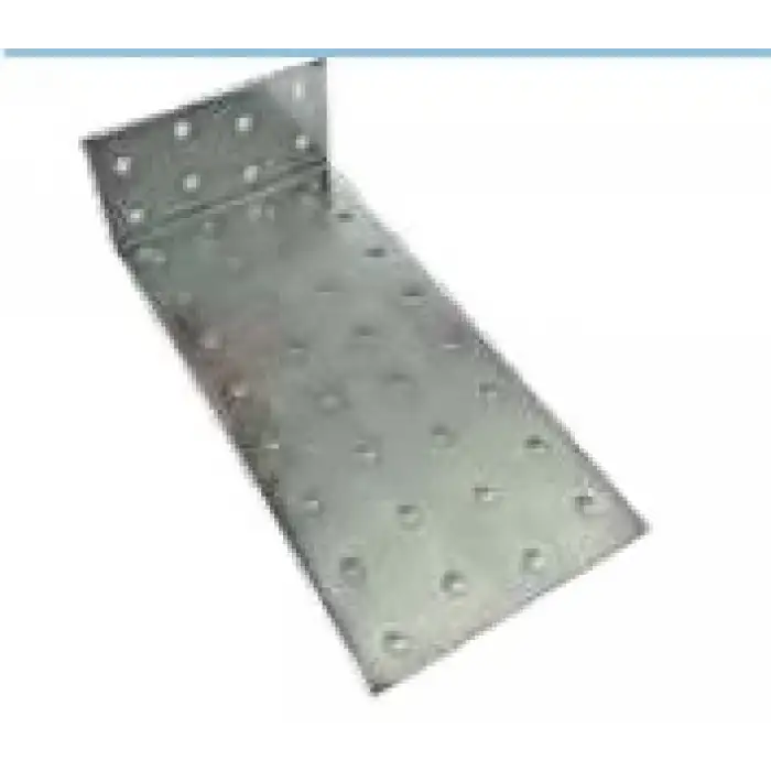 80x40x160mm - Orta Yük L Demir Gönye Köşebent (Kod-665) - Mobilya Dolap Raf Masa Sabitleme Birleştirme Demiri - Köşe Bağlantı Aparatı