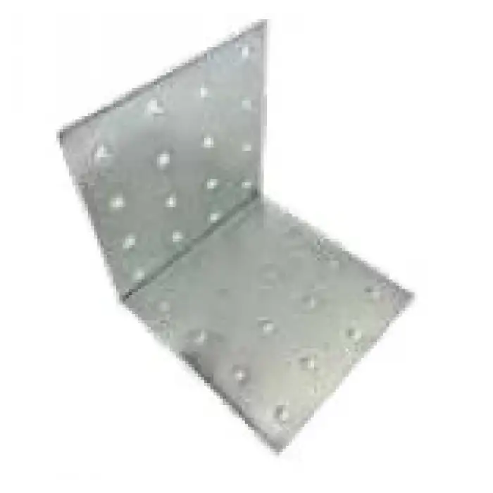 80x80x80mm - Orta Yük L Demir Gönye Köşebent (Kod-655) - Mobilya Dolap Raf Masa Sabitleme Birleştirme Demiri - Köşe Bağlantı Aparatı