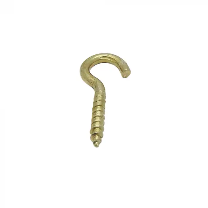 Açık Piton Kanca 20x70 - Tavana Duy Avize Asma Kancası Demir - Duvara İp Halat Askı Aparatı