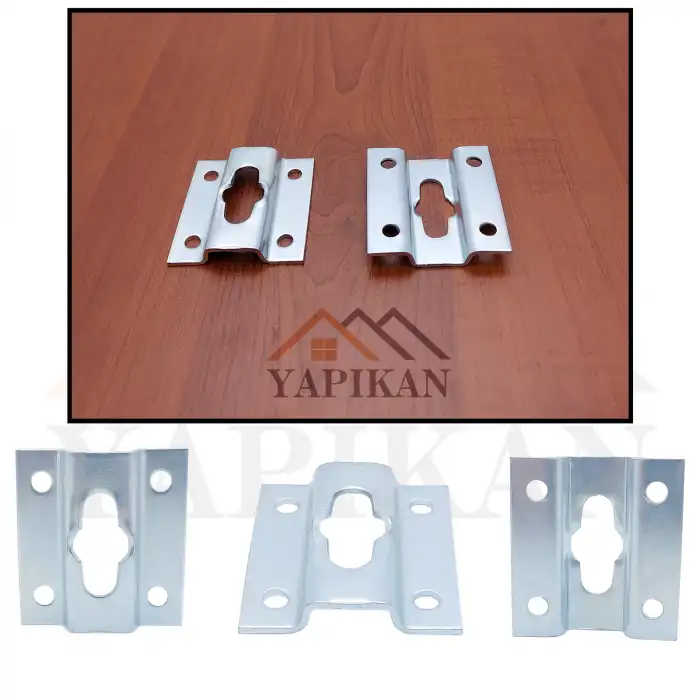 Ayna Askı Aparatı - Ağır Tablo Çerçeve Askı Aparatı - Ayna Duvara Montaj Askı Kancası Demiri