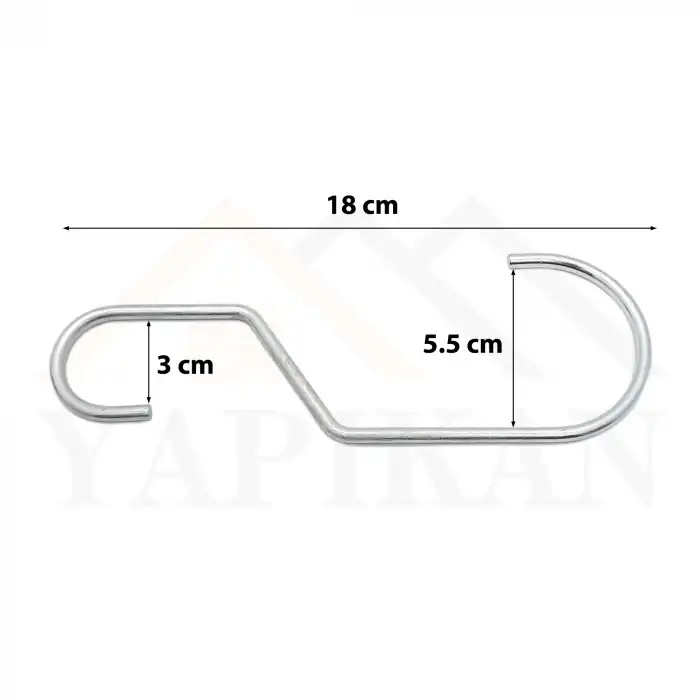 Bisiklet Askı ES Çengeli Çinko - Bisiklet Asma Aparatı
