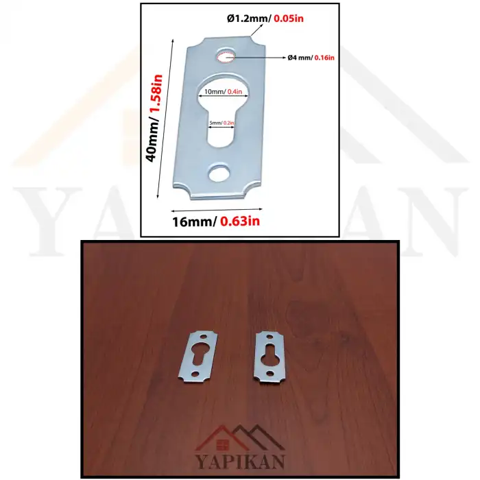 Çerçeve Askı Aparatı Düz - Resim Asma Aparatı Kancası - Tablo Çerçeve Duvara Montaj Askı Demiri
