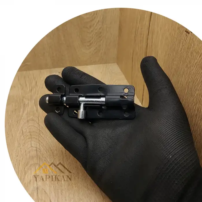 Dekoratif Mavzer Sürgü No: 3 Çelik - Siyah