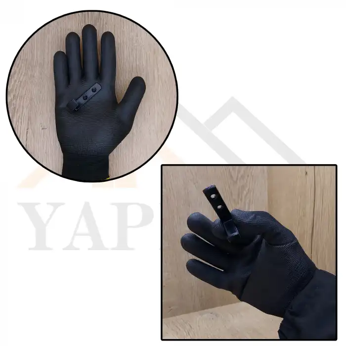 L Tek Askı Çelik Siyah