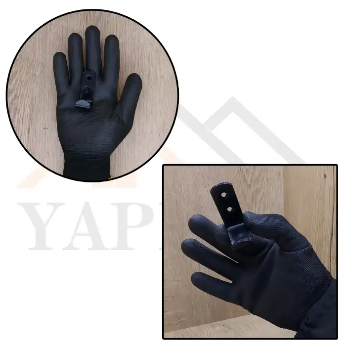 Tekli Askı 30mm Çelik Siyah