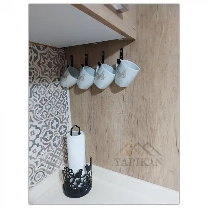 U Tek Askı Çelik Siyah