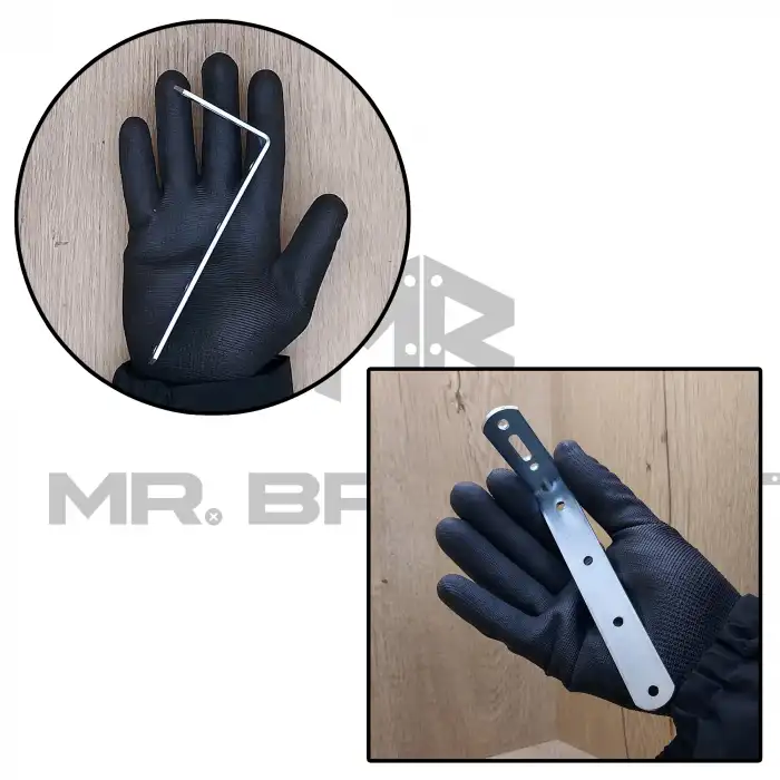 Deprem Güvenliği Dolap Sabitleme Seti 20x60x140mm - Mobilya Gardırop Eşya Duvara Sabitleyici Aparatı