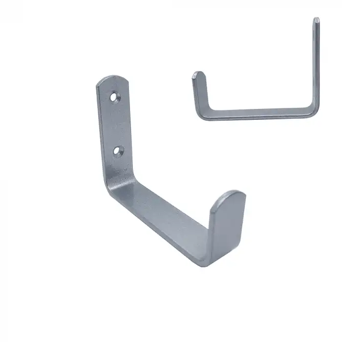 Geniş Askı 80mm Çelik Gümüş