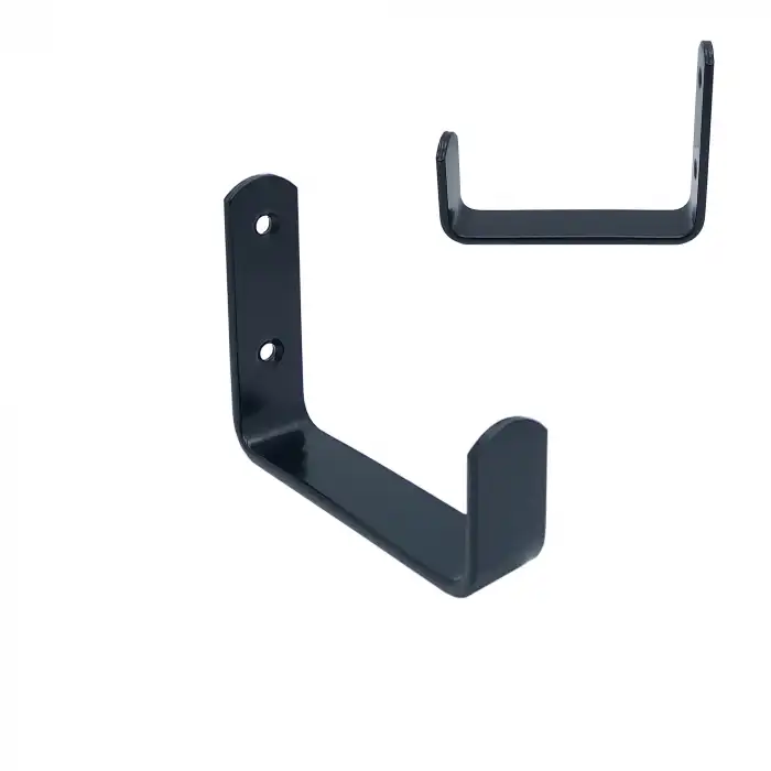 Geniş Askı 80mm Çelik Siyah