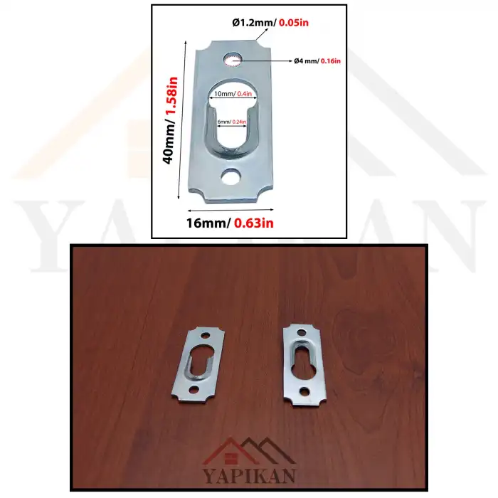 Gizli Çerçeve Askı Aparatı Bombeli Küçük - Resim Asma Aparatı Kancası - Tablo Çerçeve Duvara Montaj Askı Demiri