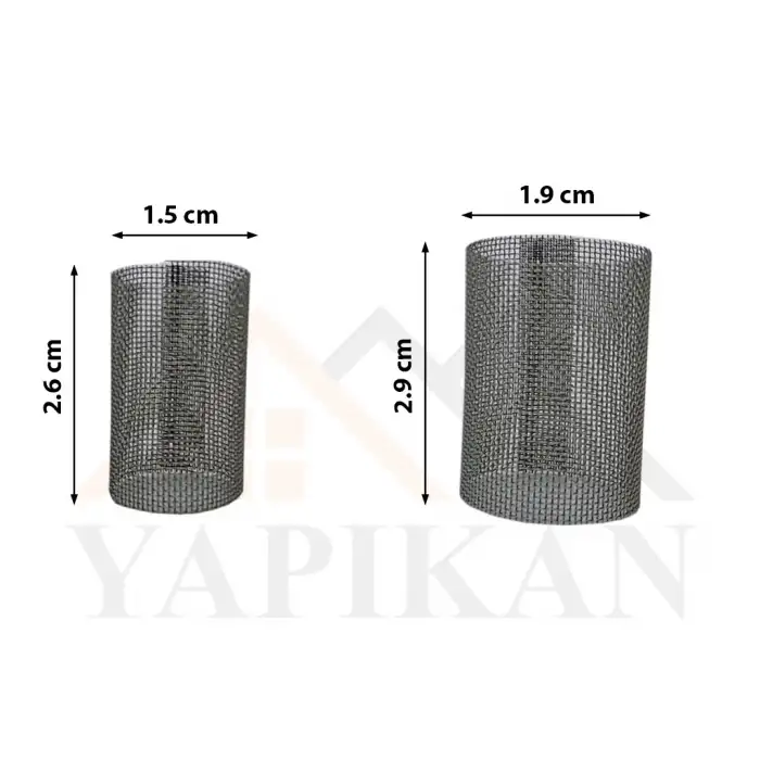 Kısa Tip Kombi Pislik Tutucu Filtresi Süzgeci 2 Li Takım Set - Petek Kombi Bakımı Süzgeç Tamiri