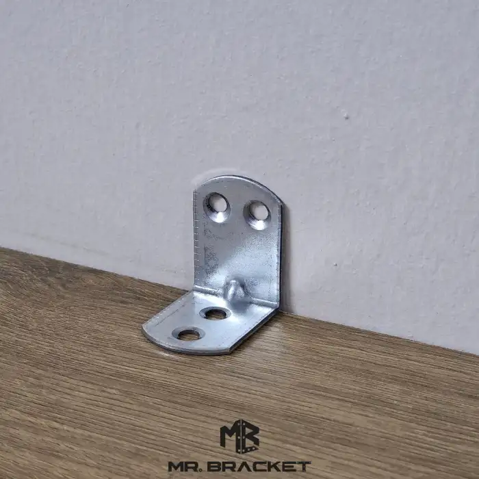 Mr. Bracket 10 ad L Demir Gönye Köşebent 22x30x30mm- Mobilya Dolap Köşe Birleştirme Bağlantı Aparatı