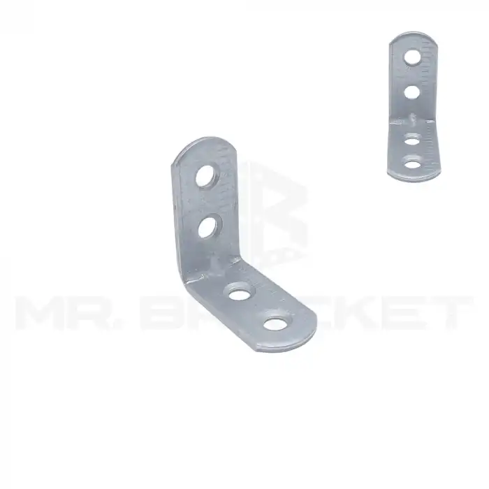 Mr. Bracket 10 ad. L Demir Gönye Köşebent 3x3cm- Mobilya Köşe Sabitleme Birleştirme Bağlantı Aparatı