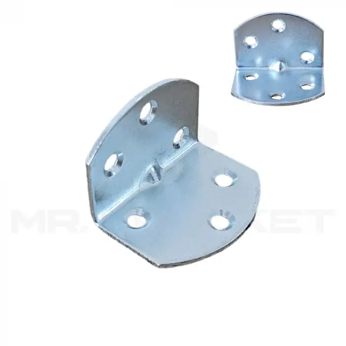 Mr. Bracket 10 ad L Demir Gönye Köşebent 40x30x30mm- Mobilya Dolap Köşe Birleştirme Bağlantı Aparatı