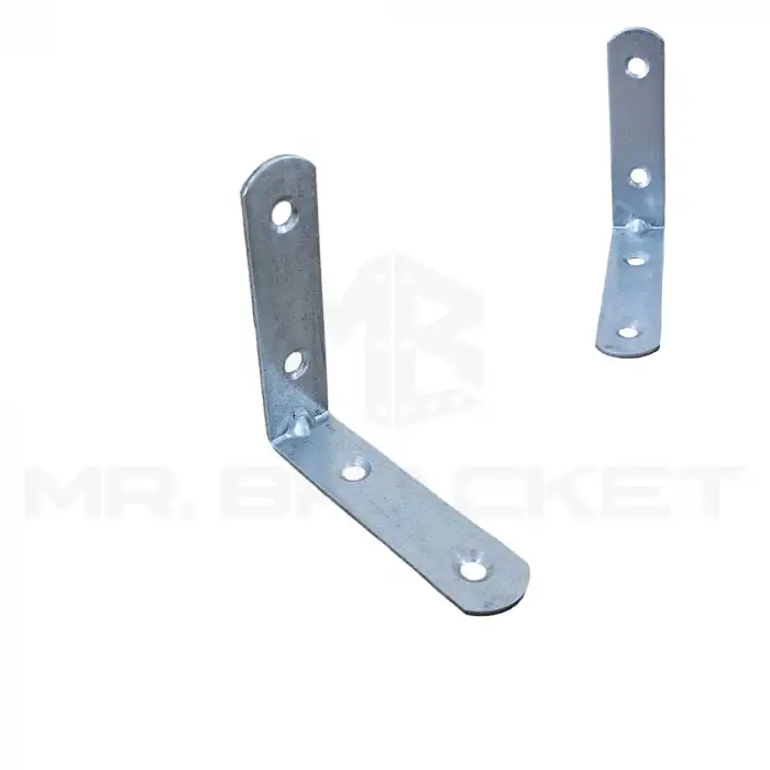 10 ad. L Demir Gönye Köşebent 6x6cm - Mobilya Dolap Raf Köşe Sabitleme Birleştirme Bağlantı Aparatı