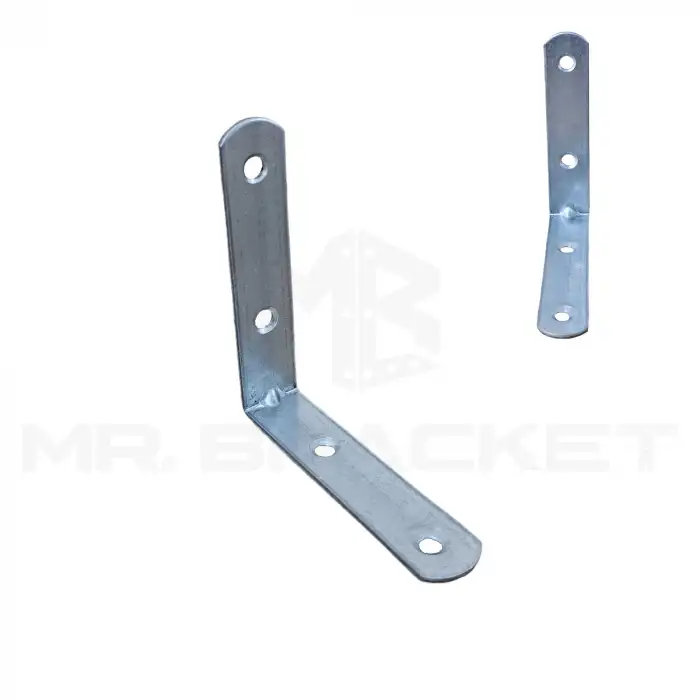 10 ad. L Demir Gönye Köşebent 7x7cm - Mobilya Dolap Raf Köşe Sabitleme Birleştirme Bağlantı Aparatı