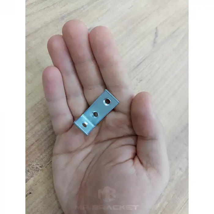 Mr. Bracket 25 ad L Demir Gönye Köşebent 16x35x15mm- Mobilya Dolap Köşe Birleştirme Bağlantı Aparatı