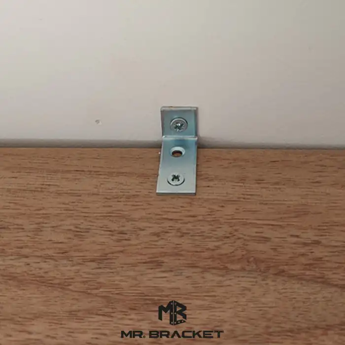 Mr. Bracket 25 ad L Demir Gönye Köşebent 16x35x15mm- Mobilya Dolap Köşe Birleştirme Bağlantı Aparatı