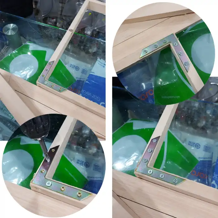 Sac Gönye 6 Lık 6 x 6 cm - Düz Demir Gönye Köşebent - Mobilya Dolap Masa Sandalye Pencere Pimapen Sehpa Tamir Birleştirme Sabitleme Demiri