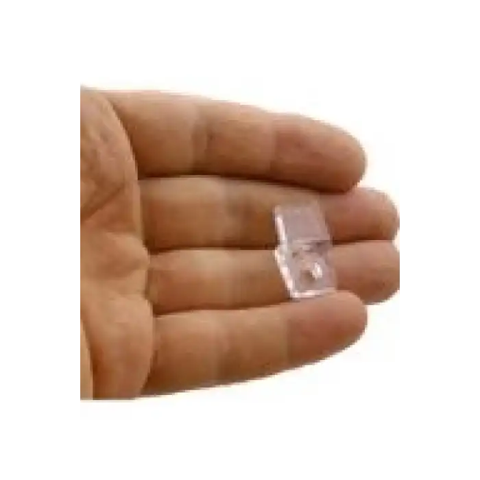 Şeffaf Plastik Ayna Tırnağı - Cam Tutucu Tırnak - Duvara Ayna Sabitleyici Asma Montaj Aparatı