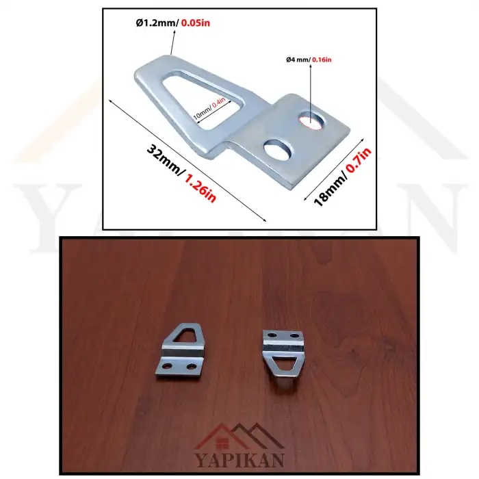 Tablo Askı Aparatı Kıvrık - Resim Asma Aparatı Kancası - Tablo Çerçeve Duvara Montaj Askı Demiri