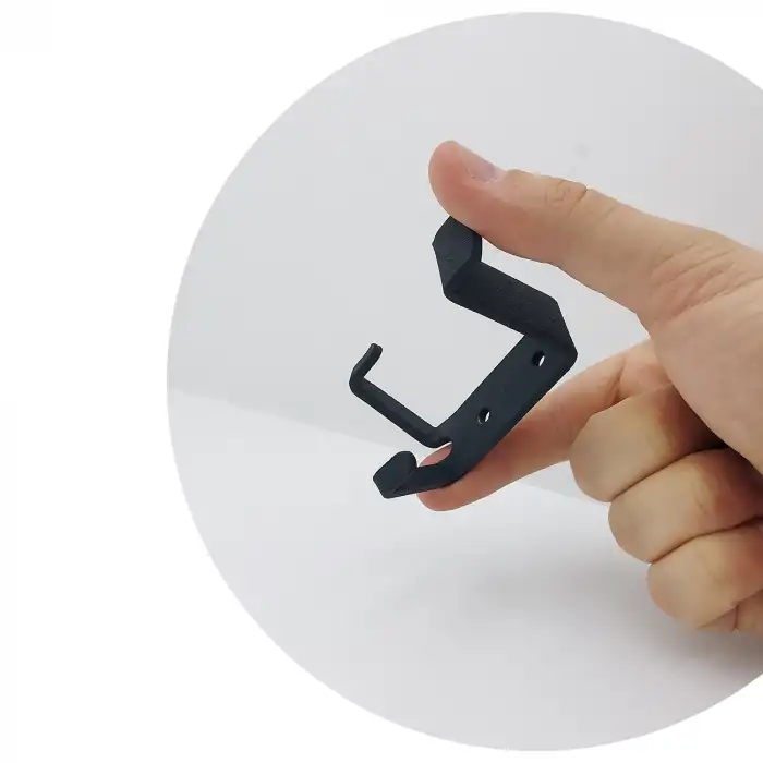 C Stil Modern Portmanto Koç Askı Texture Mat Siyah