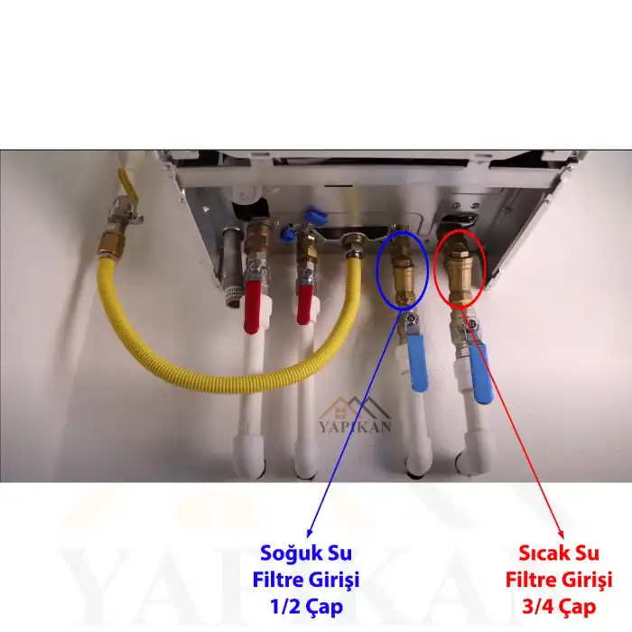 Uzun Tip Kombi Pislik Tutucu Filtresi Süzgeci 2 Li Takım Set - Petek Kombi Bakımı Süzgeç Tamiri