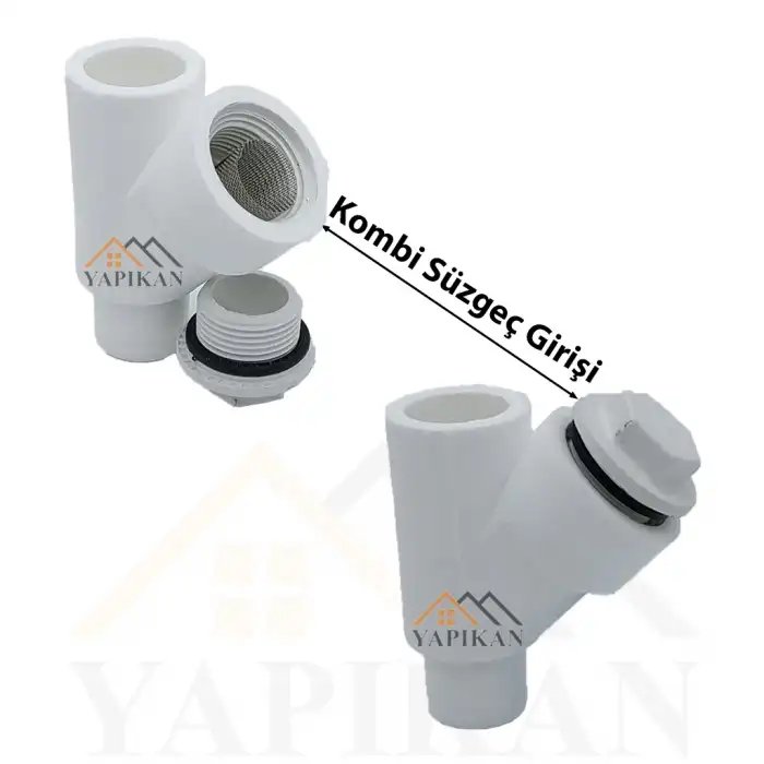 Uzun Tip Kombi Pislik Tutucu Filtresi Süzgeci 2 Li Takım Set - Petek Kombi Bakımı Süzgeç Tamiri