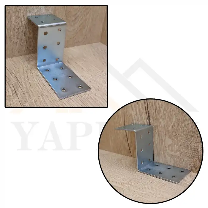 Z Gönye Demir Köşebent 40x40x60x60mm - Ze Köşe Bağlantı Birleştirme