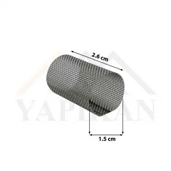 Kısa Tip Kombi Pislik Tutucu Filtresi Soğuk Su Girişi 1/2 Çap - Petek Kombi Bakımı Filtre Süzgeç Tamiri - Kombi Bağlantı Seti Tamir Süzgeci