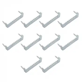 10 adet - Çivili Timsah Askı - Metal Çerçeve Tablo Askısı Aparatı - Çakmalı Fotoğraf Asma Kancası