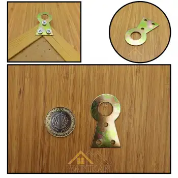 3 No Tablo Çerçeve Askısı - Resim Asma Kancası Demiri - Tablo Çerçeve Duvara Montaj Askı Aparatı