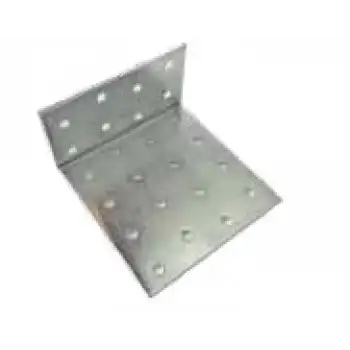 80x40x80mm - Orta Yük L Demir Gönye Köşebent (Kod-663) - Mobilya Dolap Raf Masa Sabitleme Birleştirme Demiri - Köşe Bağlantı Aparatı