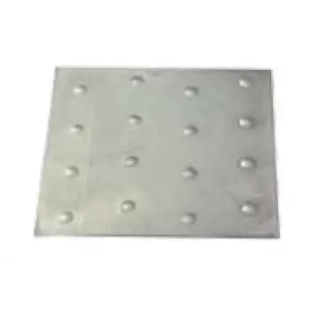 80x80mm - Orta Yük Düz Gönye Köşebent Bağlantı Demiri (Kod-485) - Mobilya Dolap Sabitleme Kenar Köşe Birleştirme Montaj Aparatı