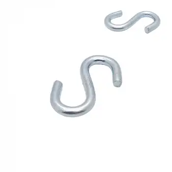 Ağır Yük Metal S Kanca Ekstra - Çiçeklik Saksı Avize Dolap Kancası - Hamak Salıncak Kancası