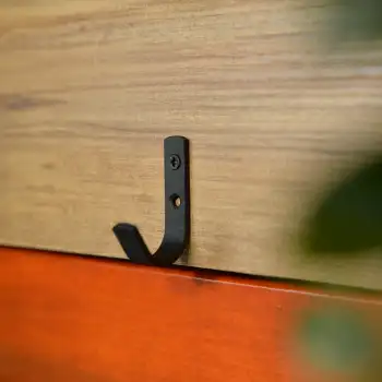 U Tek Askı Çelik Mat Siyah