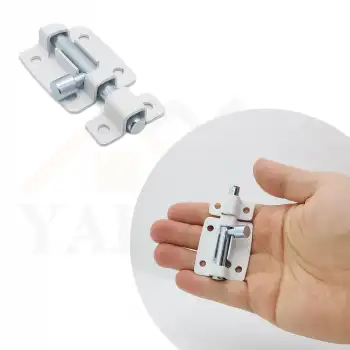 Dekoratif Mavzer Sürgü No: 1 Çelik - Beyaz