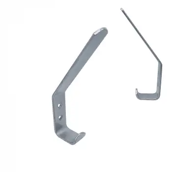 Dekoratif Portmanto Askı Çelik Gümüş