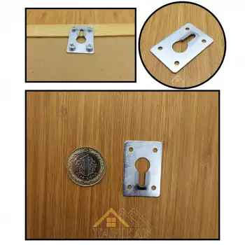 Gizli Çerçeve Askı Aparatı Büyük - Resim Asma Aparatı Kancası - Tablo Çerçeve Duvara Montaj Askı Demiri