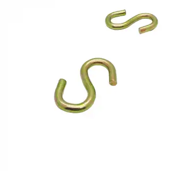 Metal S Kanca Büyük - eS Şeklinde Kanca - Dolap Kancası Demir - Eşya Elbise Asmak için Kanca