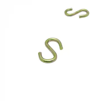 Metal S Kanca Minik - eS Kanca - Dolap Kancası Demir - Avize Eşya Elbise Asmak için Kanca