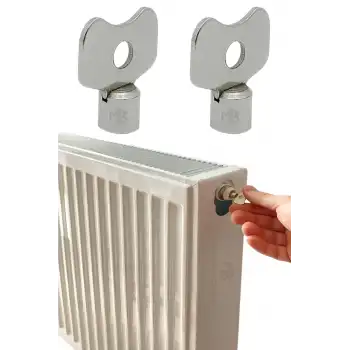 Mr.Bracket 2li Petek Hava Alma Anahtarı Aparatı - Purjör Anahtarı Radyatör Havlupan Kalorifer Bakım