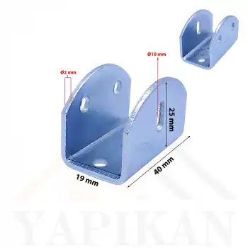 Panel Duvar Bağlantısı Metal - Sunta Duvara Bağlama Aparatı - Sunta Ekleme Bağlantı Demiri