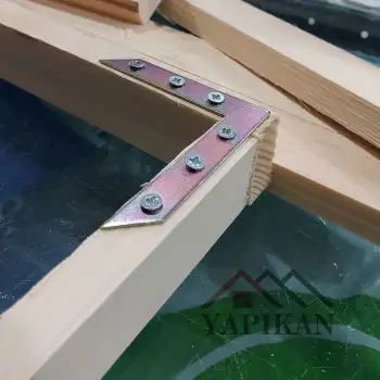 Sac Gönye 10 Luk 13x100x100 mm - Düz Demir Gönye Köşebent - Mobilya Dolap Masa Sandalye Pencere Pimapen Sehpa Tamir Birleştirme Sabitleme Demiri