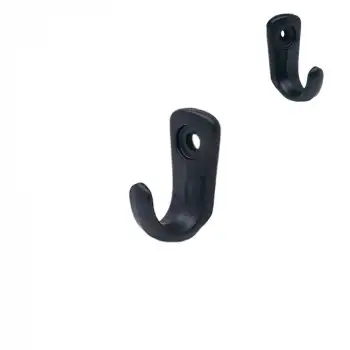 Siyah Minik Askı Metal - Portmanto Gardırop Dolap Askısı - Çanta Eşya Elbise Duvar Askılığı