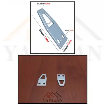 Tablo Askı Aparatı Düz - Resim Asma Aparatı Kancası - Tablo Çerçeve Duvara Montaj Askı Demiri