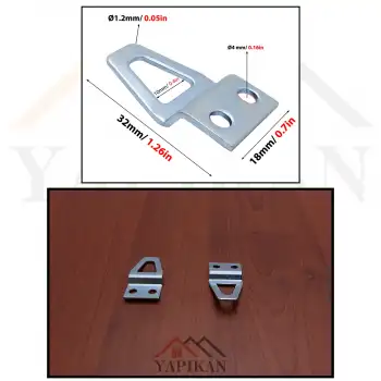 Tablo Askı Aparatı Kıvrık - Resim Asma Aparatı Kancası - Tablo Çerçeve Duvara Montaj Askı Demiri