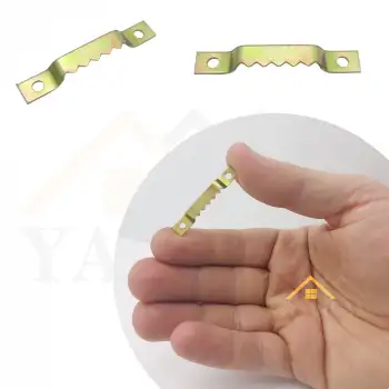 Timsah Çerçeve Askısı Küçük Janjan - Tablo Asma Aparatı - Resim Fotoğraf Duvara Askı Demiri