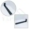 25x50x350mm Ağır Yük Köşebent Siyah Renk - 5mm Kalınlıkta Lama Demiri - Dekoratif Raf Altı L Ayak - Duvara Raf Tutucu Montaj Askı Aparatı